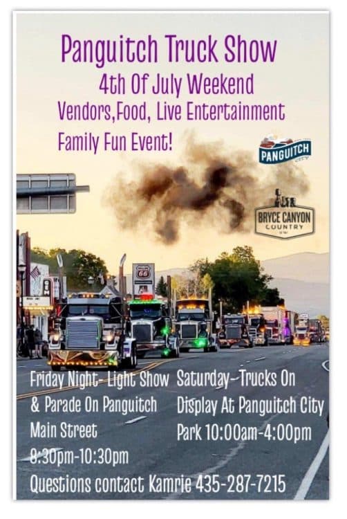 2026 Panguitch Chicken Lights and Chrome Truck Show