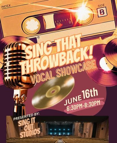 Image for event: Sing That Throwback!