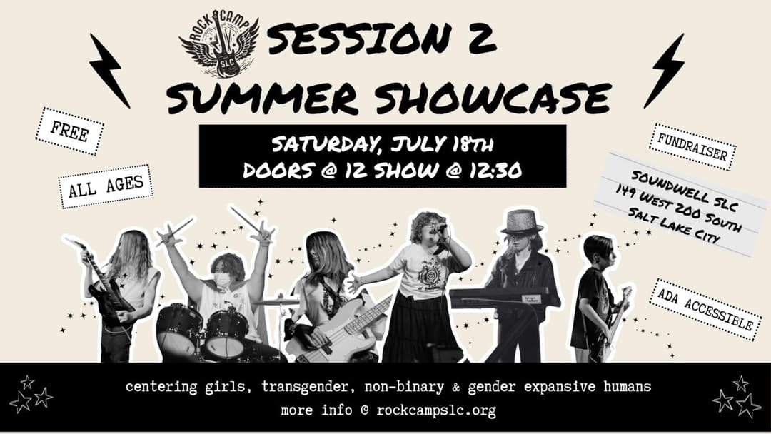 Rock Camp SLC Summer Showcase Session 2