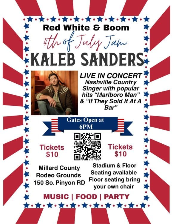 Image for event: Red White & Boom 4th of July Jam with Kaleb Sanders