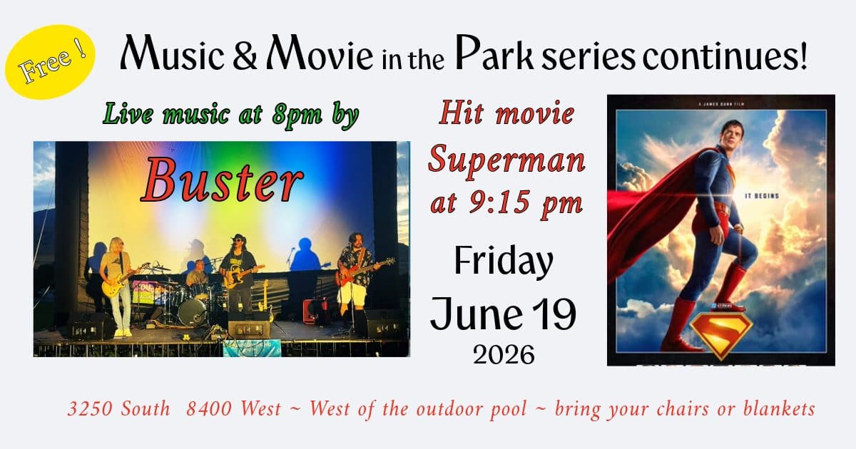 Image for event: Free Music & Movie in the Park in Magna