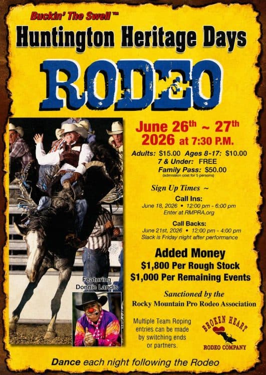 Image for event: Huntington Heritage Days Rodeo 2026