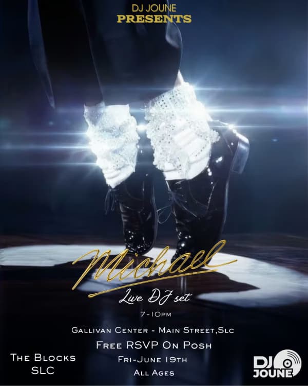 Image for event: Micheal Jackson Tribute DJ Set