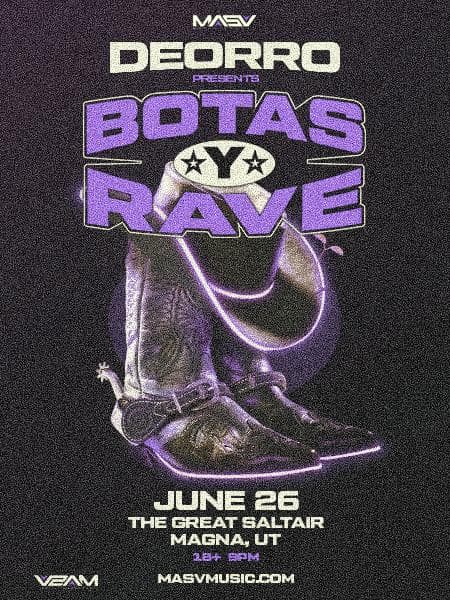 Image for event: Deorro Presents: Botas y Rave at The Great Saltair