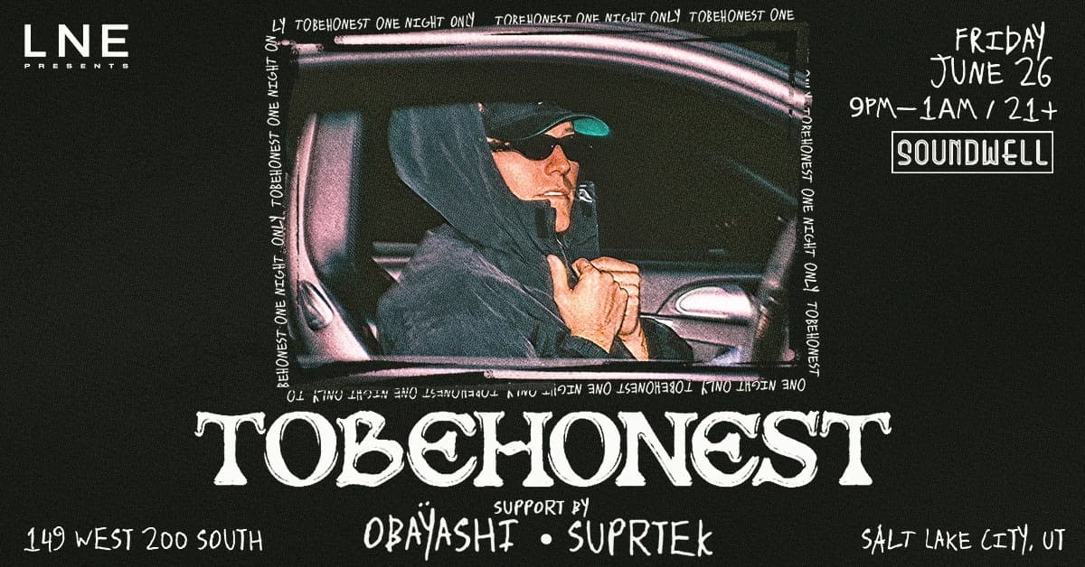 Image for event: TOBEHONEST