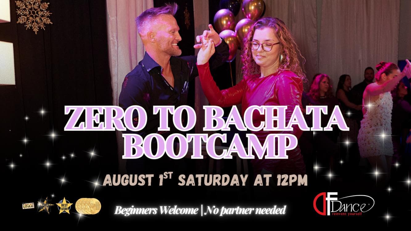 Image for event: Zero to Bachata Beginner Bootcamp: No partner needed