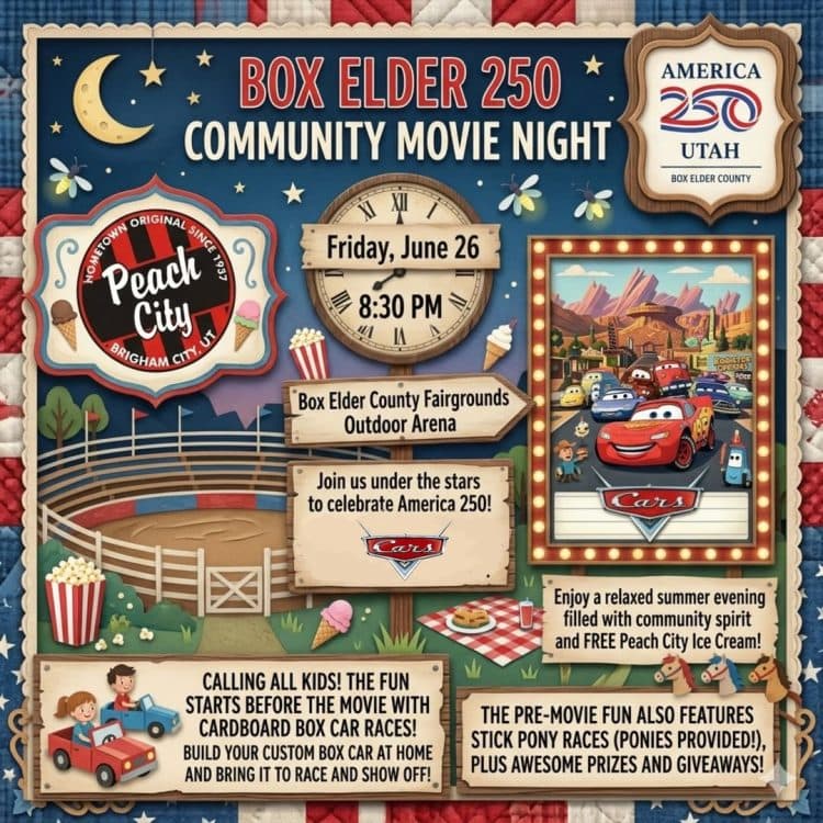 Image for event: Box Elder County America250 Community Movie Night