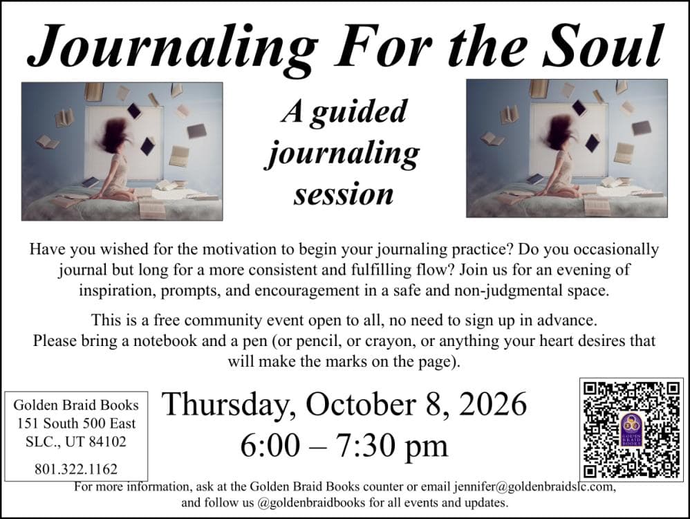 Image for event: Writing Workshop Series: Journaling For the Soul