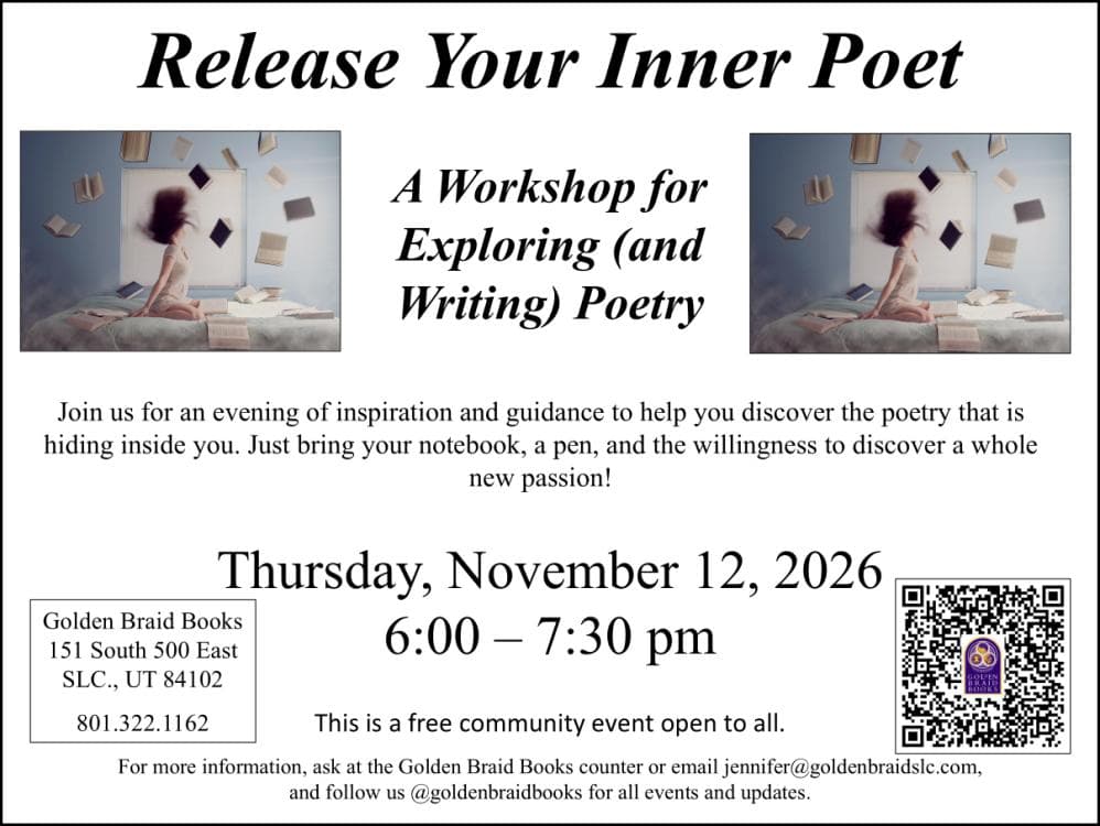 Image for event: Writing Workshop Series: Release Your Inner Poet