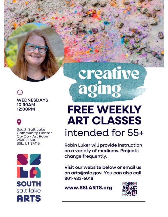 Image for event: South Salt Lake Creative Aging Art Class 55+ - August