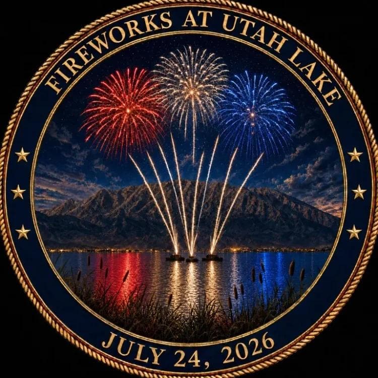 Image for event: Fireworks at Utah Lake