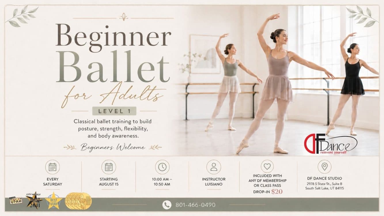 Image for event: Beginner Ballet for Adults — Level 1