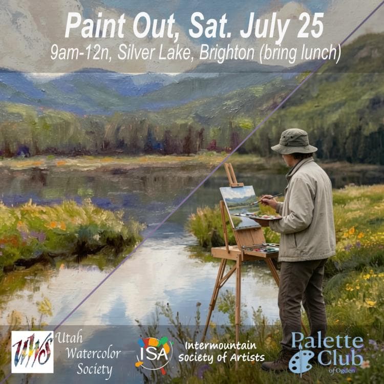 Image for event: Plein Air with Utah Watercolor Society, Intermountain Society of Artists, and the Palette Club