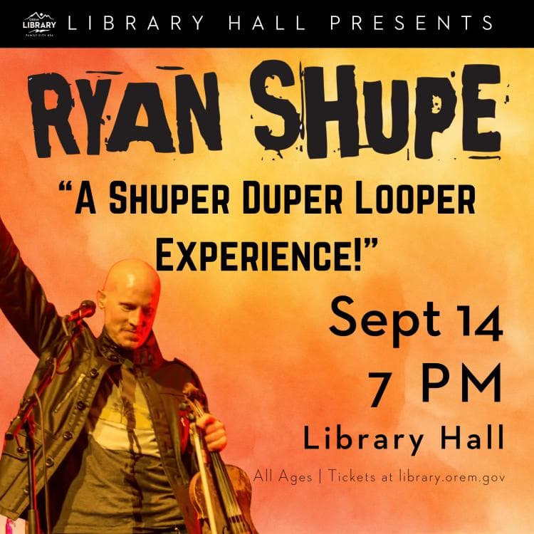 Image for event: Library Hall Presents: Ryan Shupe's Shuper Duper Looper Experience