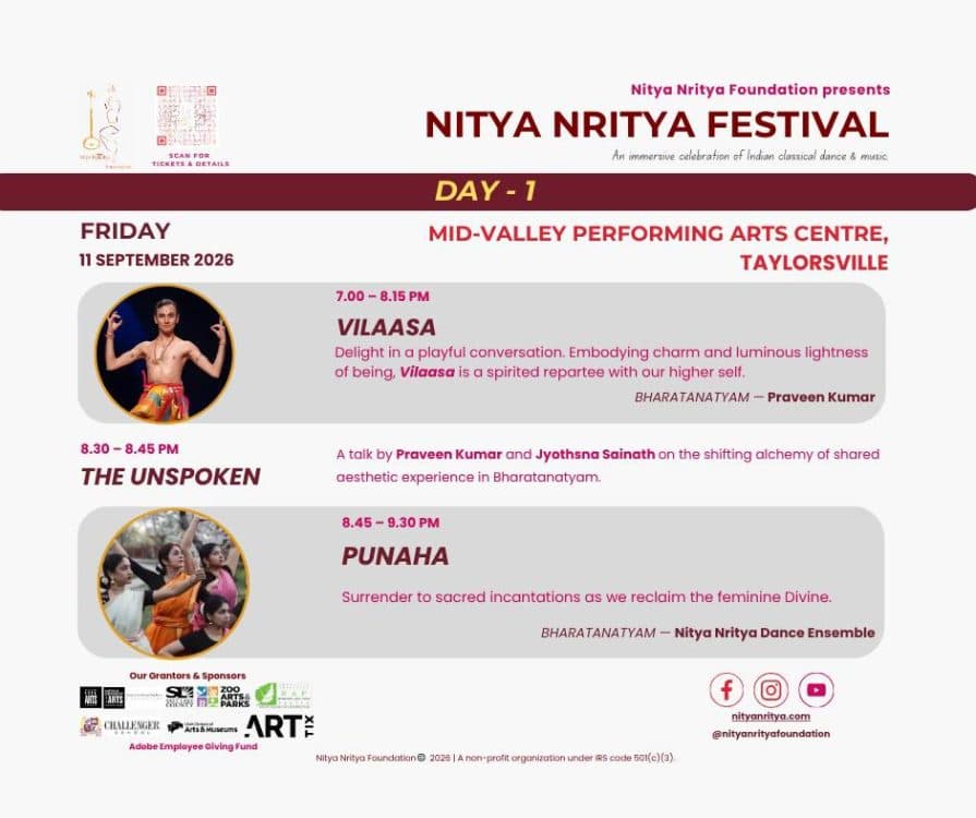 Image for event: Nitya Nritya Festival 2026 - Day 1