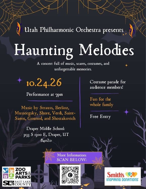 Image for event: Utah Philharmonic Orchestra Presents: Haunting Melodies
