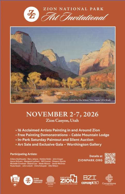 2026 Zion National Park Art Invitational