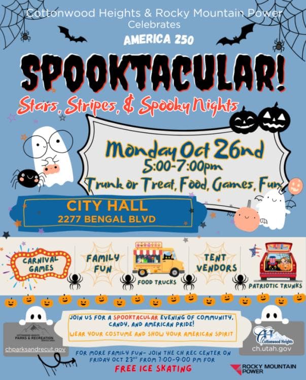 Image for event: Cottonwood Heights Spooktacular 2026