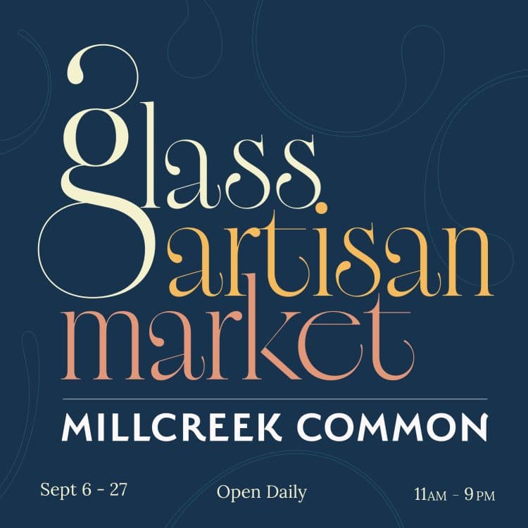 Image for event: Glass Artisan Market at Millcreek Common