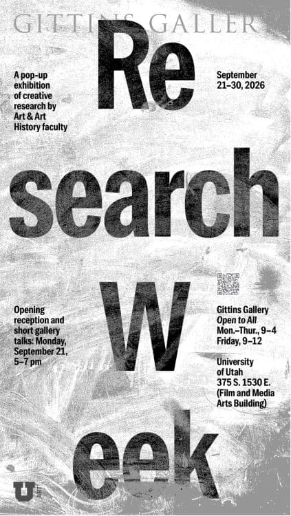 Image for event: Faculty Research Week Exhibition