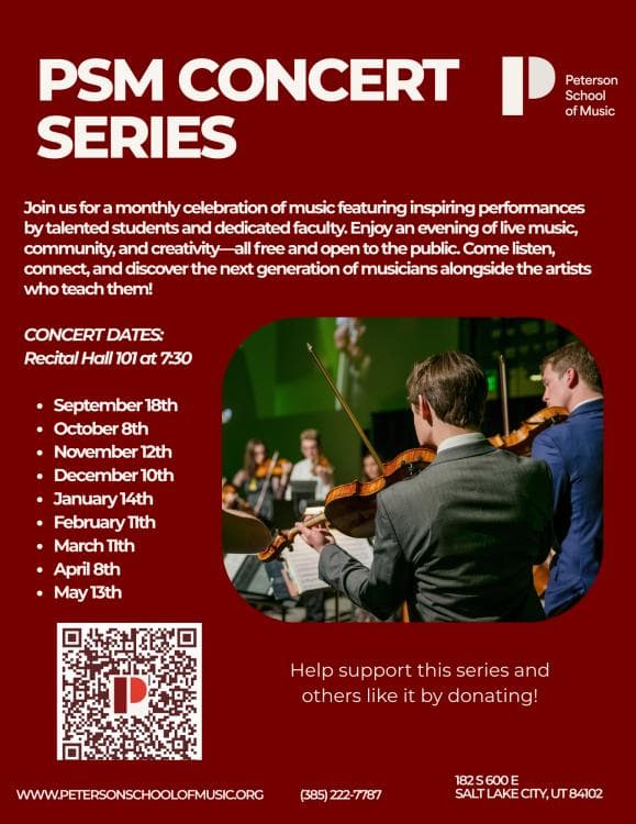 Image for event: PSM Concert Series