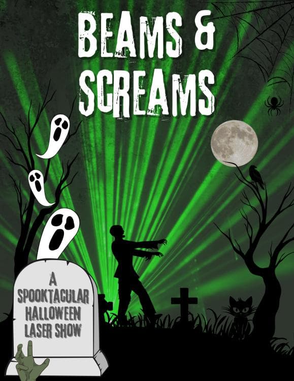 Image for event: Beams and Screams: A Spooktacular Halloween Laser Show