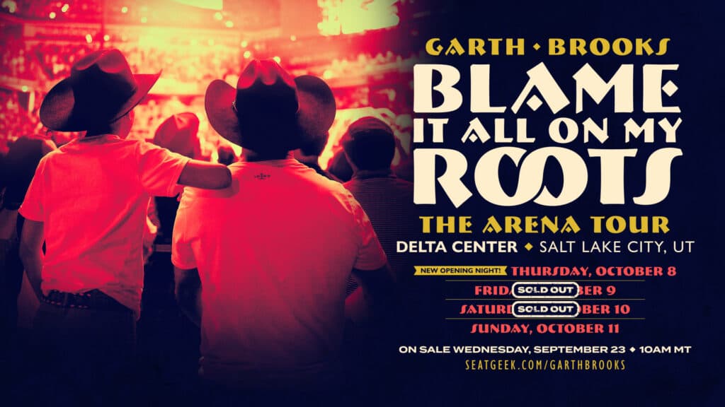 Image for event: Garth Brooks – Blame It All On My Roots Arena Tour