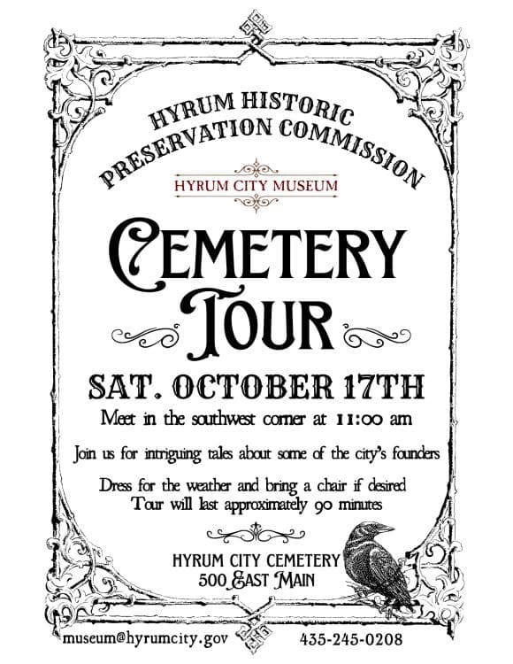 Hyrum City Cemetery Tour