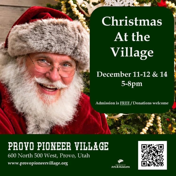 Image for event: Pioneer Christmas at the Provo Pioneer Village