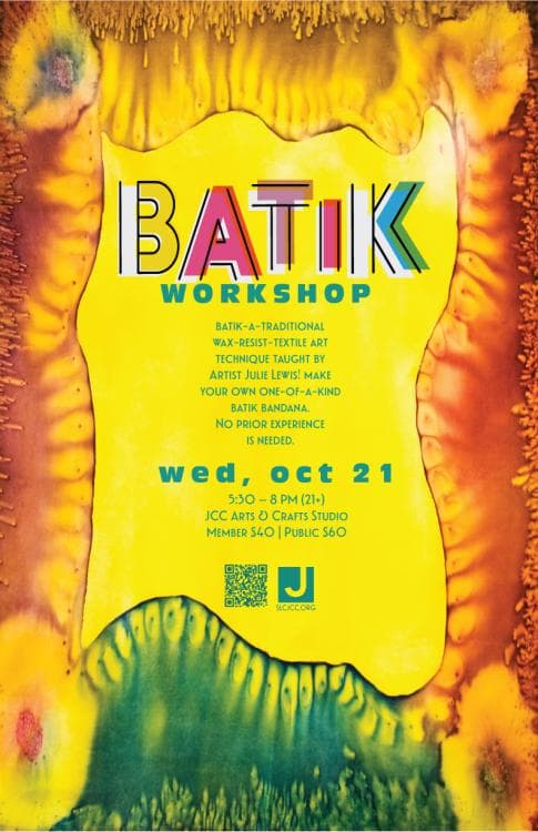 Batik Bandana, A Make-and-Take Workshop