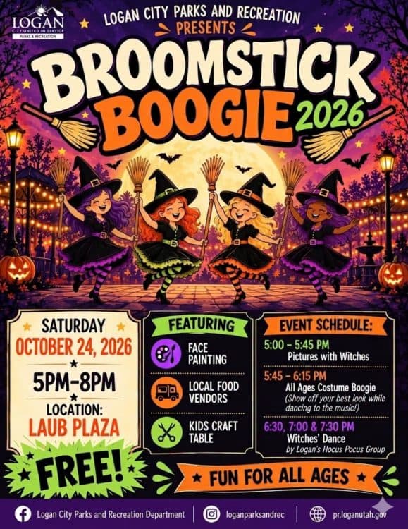 Image for event: Logan's Broomstick Boogie 2026