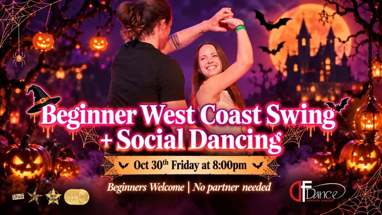 Image for event: Beginner West Coast Swing + Social Dancing