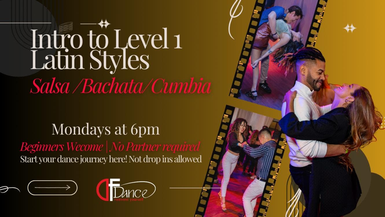 Image for event: Intro to Level 1 Latin Styles - Salsa/Bachata/Cumbia