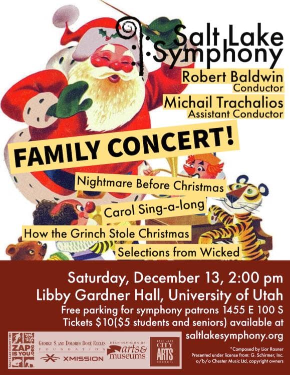 Holly-Jolly Mixups: Salt Lake Symphony Family Concert