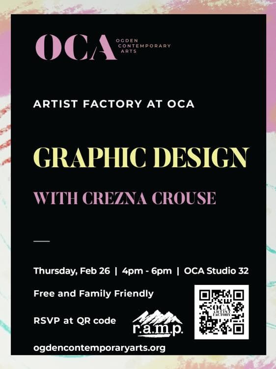 Artist Factory Workshop: Graphic Design with Crezna Crouse