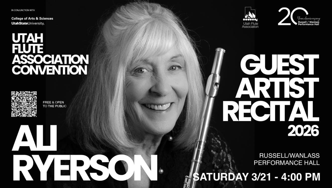 Image for event: Utah Flute Association Guest Artist Recital, Ali Ryerson