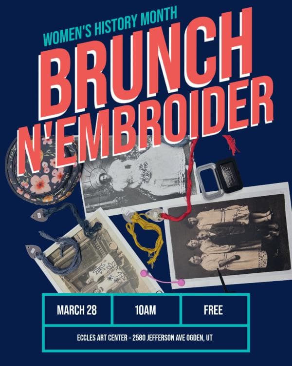 Brunch N'Embroider: Stitching Through the Past