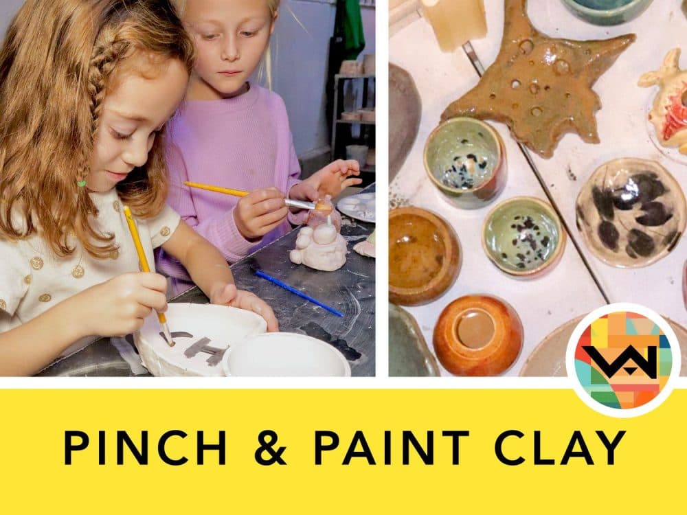 Pinch and Paint Clay (Ages 5-11)