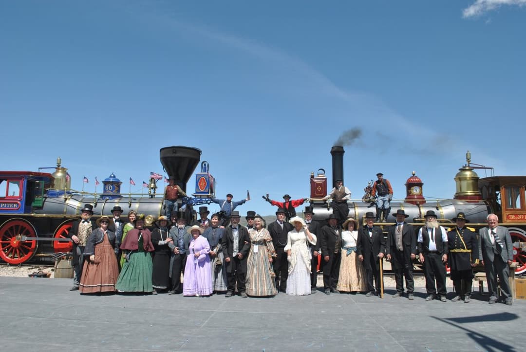 Golden Spike Re-enactments, "Wedding of the Rails" at Promontory Summit