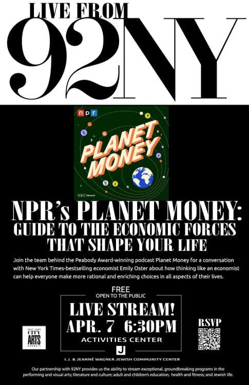 Image for event: Live From 92NY Planet Money and Emily Oster