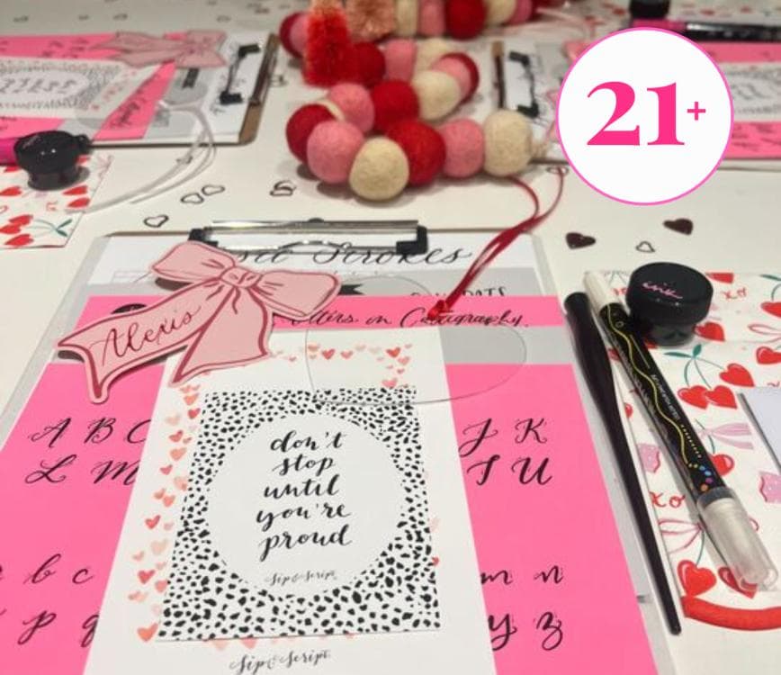Image for event: Modern Calligraphy for Beginners at Scion Cider Bar