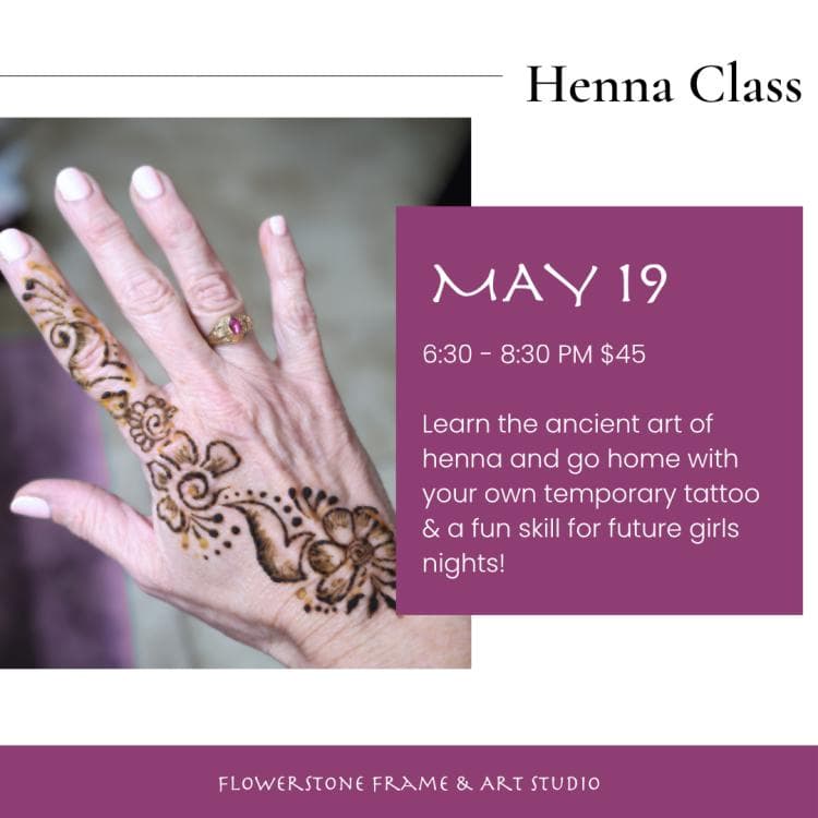 Image for event: Beginner's Henna Workshop