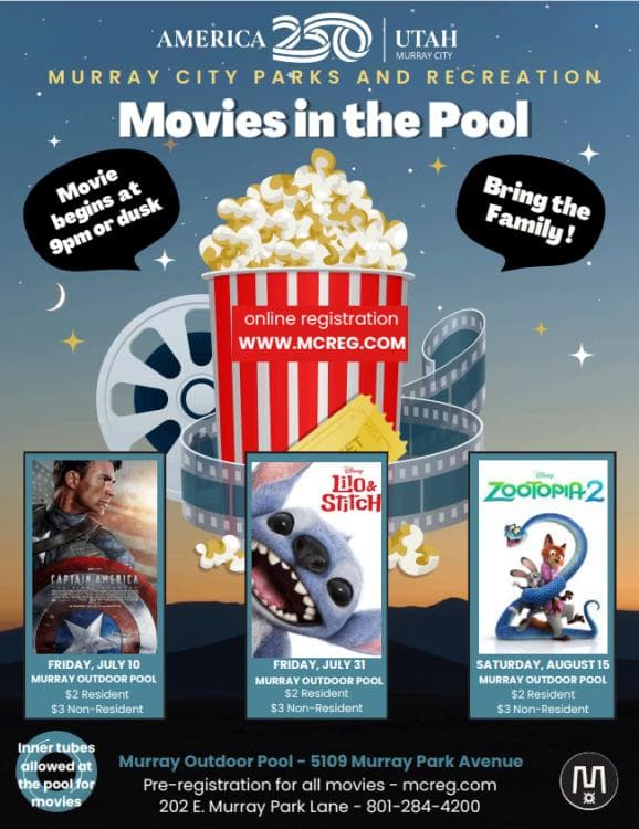 Image for event: Movies in the Pool
