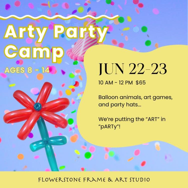 Image for event: Arty Party Summer Camp