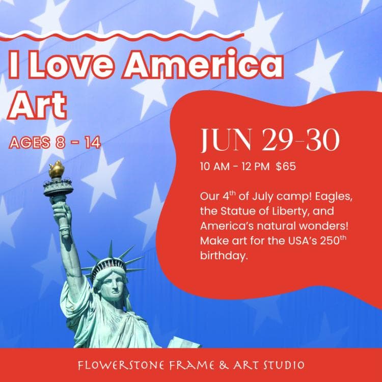 Image for event: I Love America Art Camp