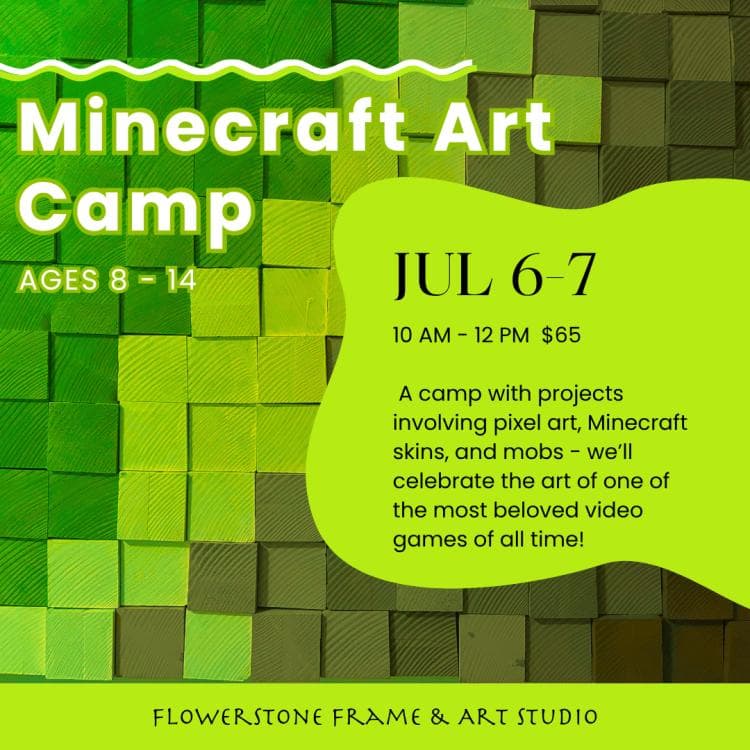 Image for event: Minecraft Art Camp