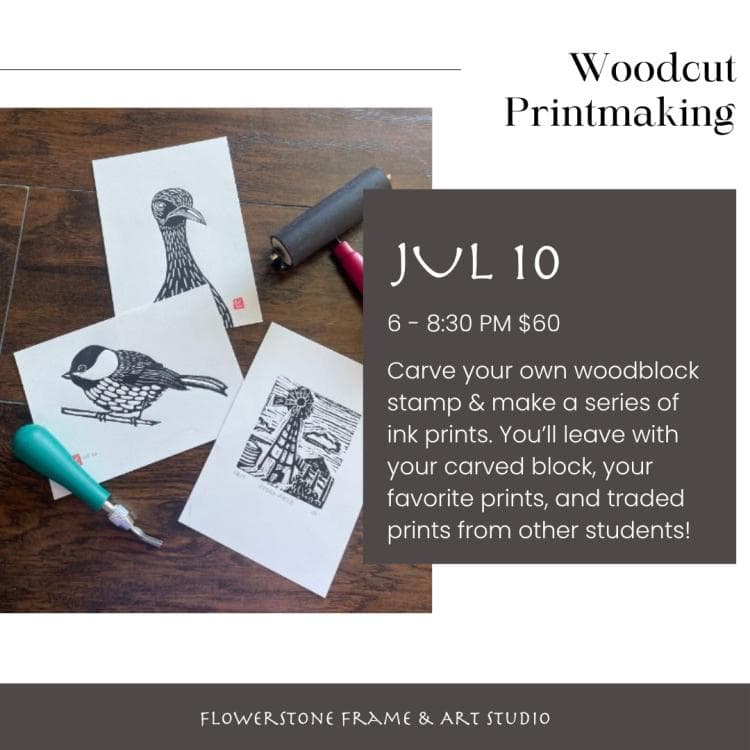 Image for event: Woodcut Printmaking Workshop