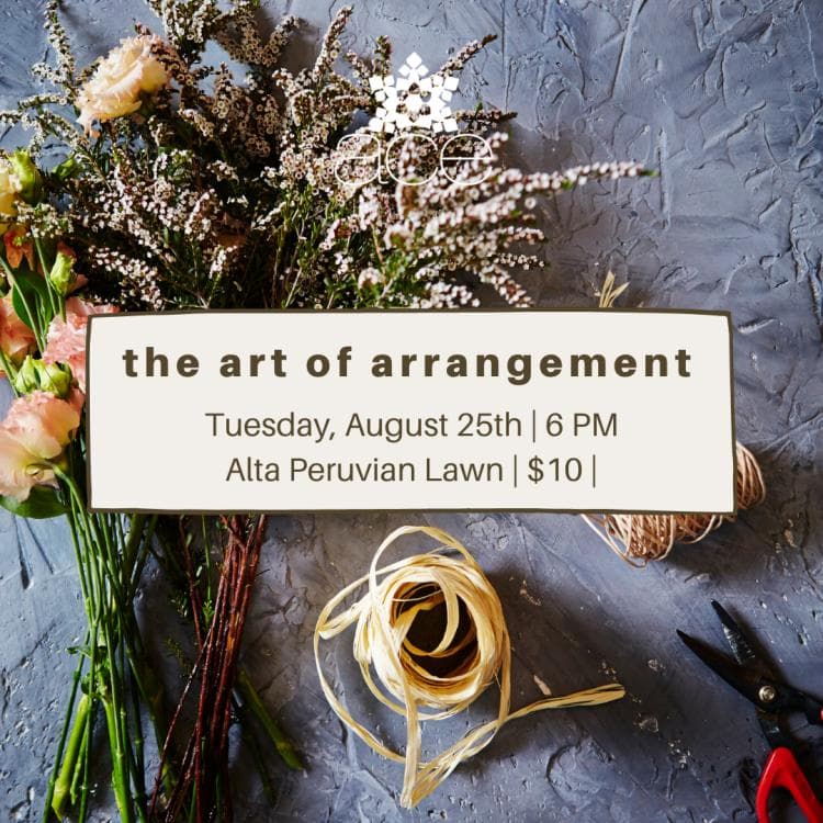 Image for event: The Art of Arrangement