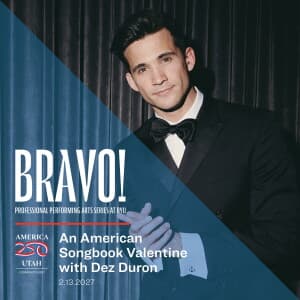 Image for event: An American Songbook Valentine with Dez Duron