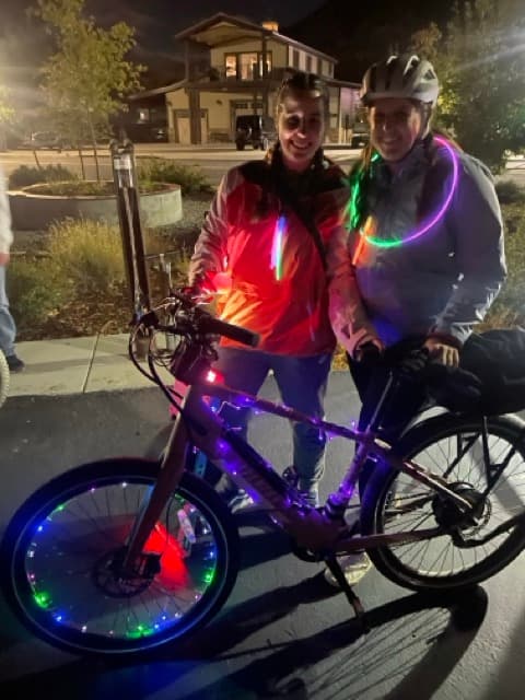 Moonlight on the Murdock Bike Ride